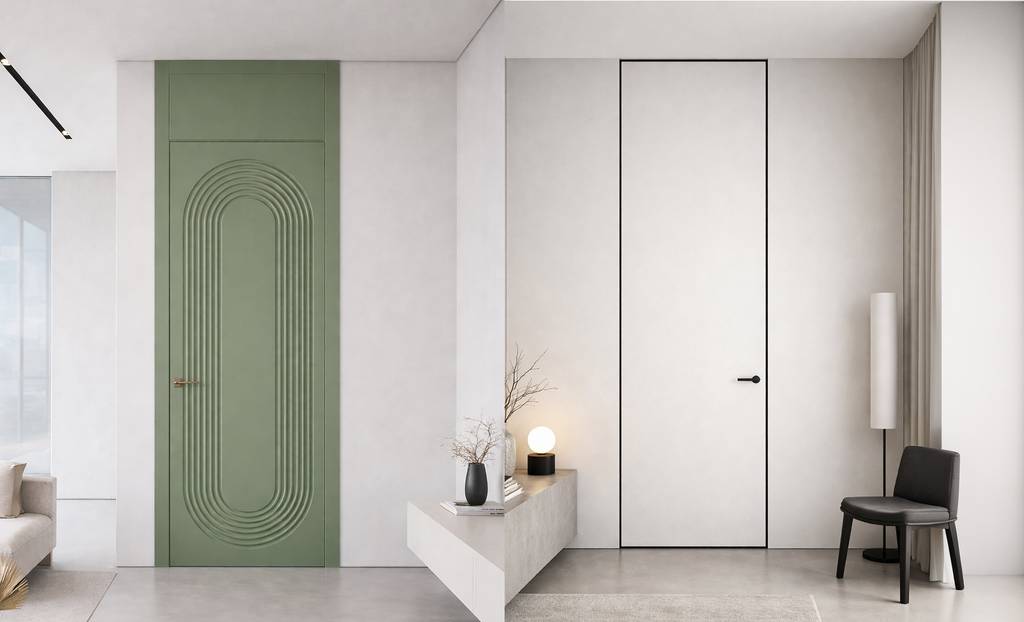 Высокие межкомнатные двери