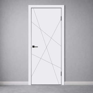 Межкомнатная дверь Сканди S эмаль белая снаружи