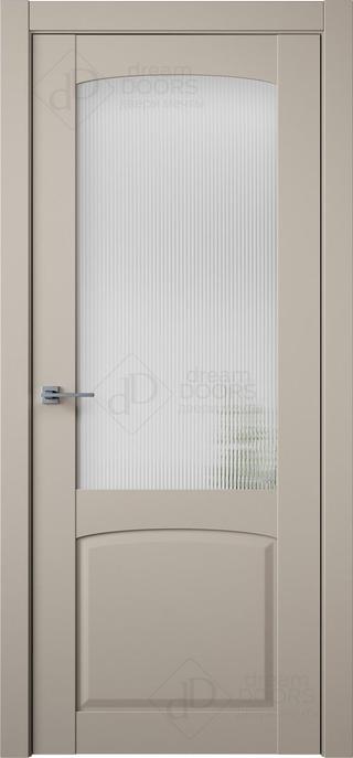 Межкомнатная дверь B3-4 (стекло Мору) снаружи