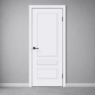 Межкомнатная дверь Сканди 3P эмаль белая снаружи
