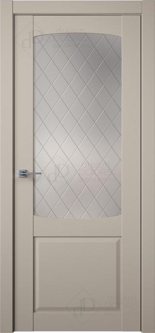 Межкомнатная дверь B2-4 (рисунок Ромб) снаружи