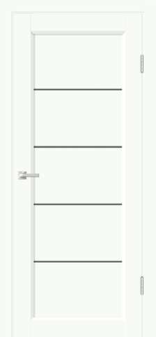 Межкомнатная дверь Стиль 1 Белый опал со стеклом из коллекции Velldoris 2