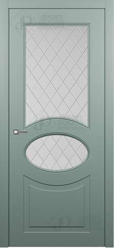 Межкомнатная дверь AN15 (гравировка РОМБ) из коллекции Ancio