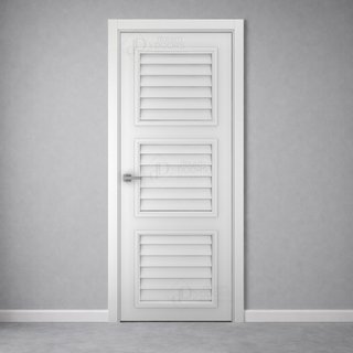 Межкомнатная дверь Жалюзийная 8 снаружи