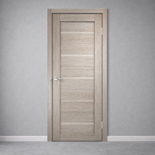 Межкомнатная дверь Дуплекс Капучино снаружи