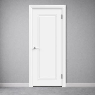 Межкомнатная дверь Сканди НЕО5 4P эмаль белая снаружи