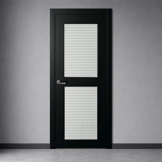 Межкомнатная дверь Жалюзийная 3 (двухцветная) снаружи