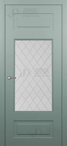 Межкомнатная дверь АН12 (гравировка РОМБ) из коллекции Анцио