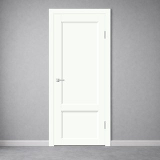 Межкомнатная дверь Стиль 3 2P Белый опал снаружи