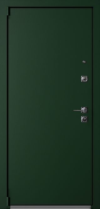 Входная дверь Basic Green снаружи