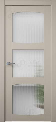 Межкомнатная дверь B7-2 (стекло Мору) из коллекции Bent