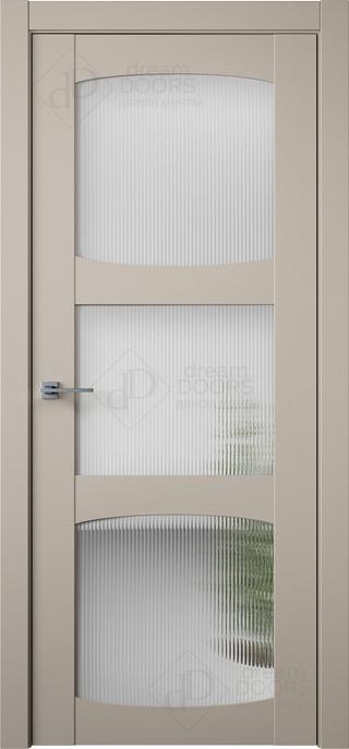 Межкомнатная дверь B7-2 (стекло Мору) снаружи