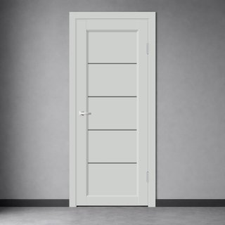 Межкомнатная дверь Стиль 1 Доломит со стеклом снаружи