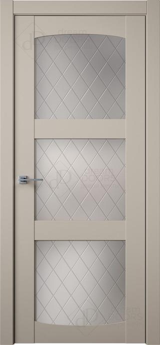 Межкомнатная дверь B8-2 (рисунок Ромб) снаружи