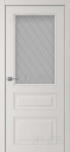 Межкомнатная дверь АН+ 8-2 (гравировка РОМБ) из коллекции Анцио+