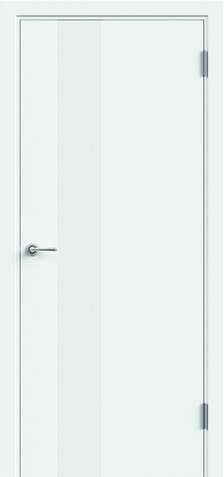 Межкомнатная дверь Флэт 3D1 Эмаль белая из коллекции Velldoris