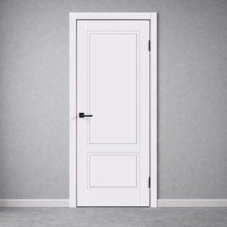 Межкомнатная дверь Сканди 2P эмаль белая снаружи