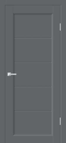 Межкомнатная дверь Стиль 1 Вулкан со стеклом из коллекции Velldoris 2