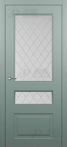Межкомнатная дверь АН8 (гравировка РОМБ) из коллекции Анцио