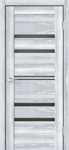 Межкомнатная дверь Икс Лайн 6 Клён Айс со стеклом из коллекции Velldoris 2