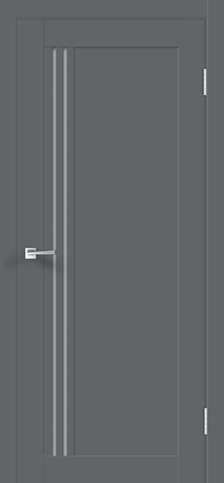 Межкомнатная дверь Икс Лайн 8 Вулкан со стеклом из коллекции Velldoris 2