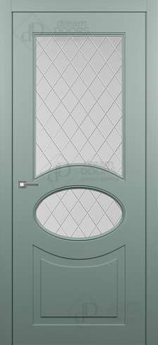 Межкомнатная дверь АН15 (гравировка РОМБ) из коллекции Анцио