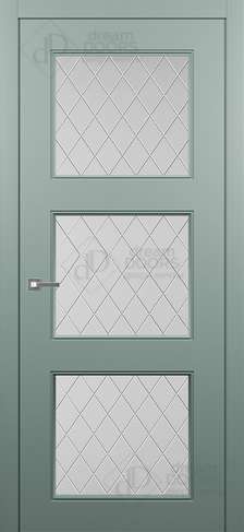Межкомнатная дверь АН10 (гравировка РОМБ) из коллекции Анцио