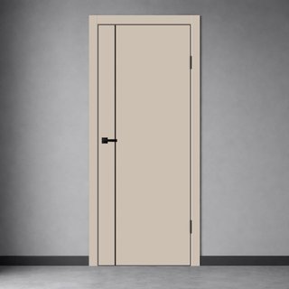 Межкомнатная дверь Галант М1 Кварцит снаружи