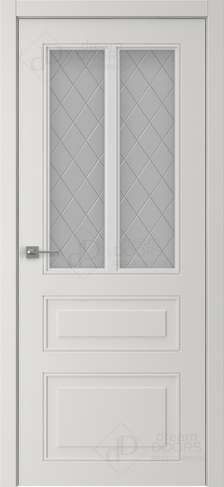Межкомнатная дверь AN+ 19-2 (гравировка РОМБ) из коллекции Ancio+