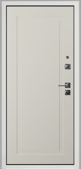 Входная дверь Basic White внутри