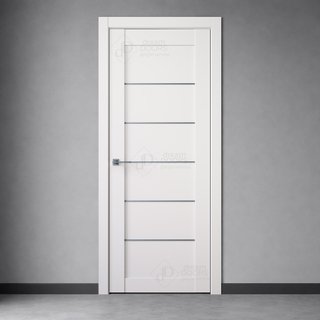 Межкомнатная дверь Престиж с молдингами ДГ снаружи