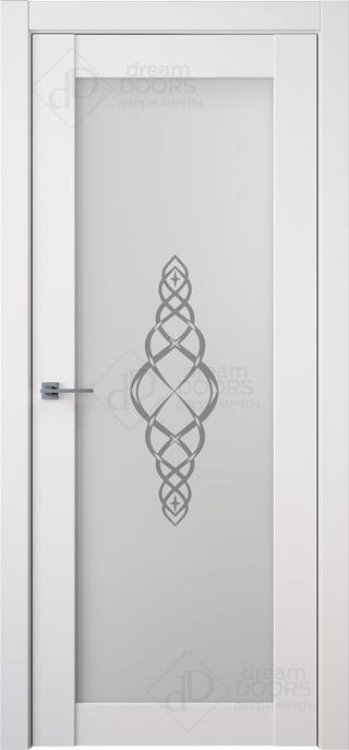 Межкомнатная дверь Престиж с художественным рисунком 6 снаружи