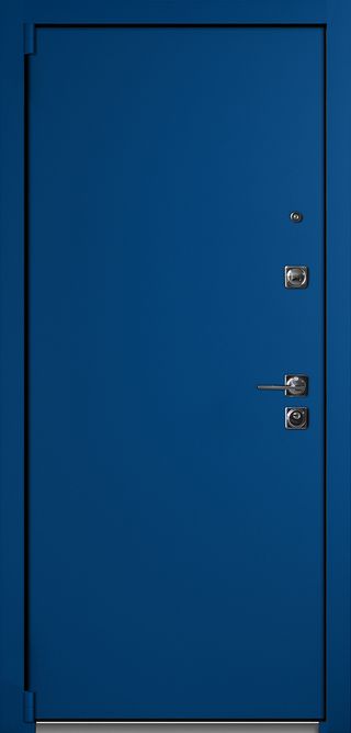 Входная дверь Basic Blue снаружи