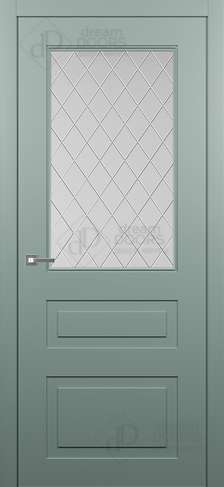 Межкомнатная дверь АН8-2 (гравировка РОМБ) из коллекции Анцио