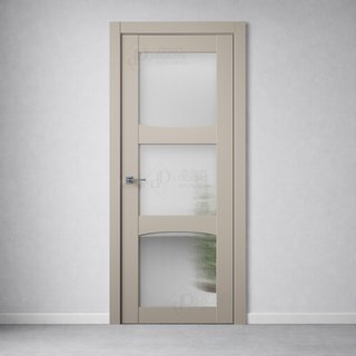 Межкомнатная дверь B15-2 (стекло Мору) снаружи