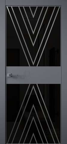 Межкомнатная дверь T 18 из коллекции Титаниум