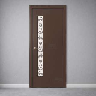 Межкомнатная дверь М8 со смещением снаружи