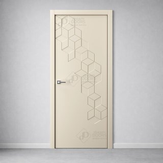 Межкомнатная дверь I24 снаружи