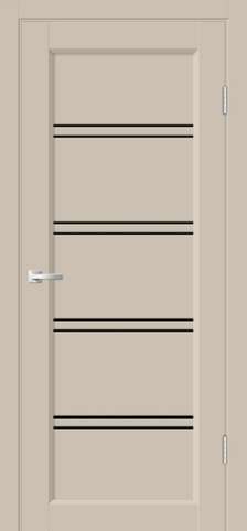 Межкомнатная дверь Стиль 4 Кварцит со стеклом из коллекции Velldoris 2