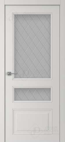 Межкомнатная дверь АН+ 8 (гравировка РОМБ) из коллекции Анцио+