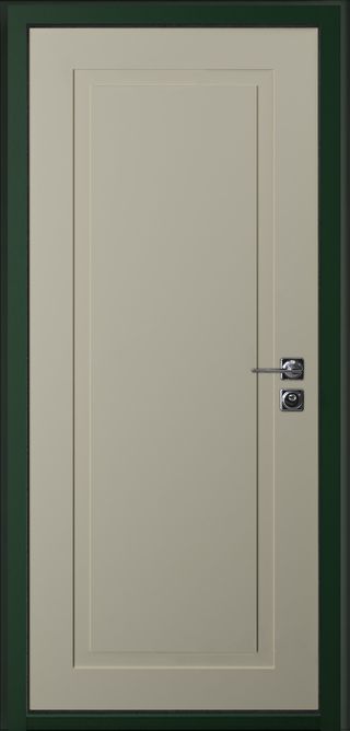 Входная дверь Термо Basic Green внутри