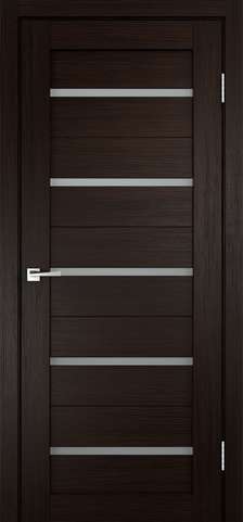 Межкомнатная дверь Дуплекс 1 Венге со стеклом из коллекции Velldoris 2