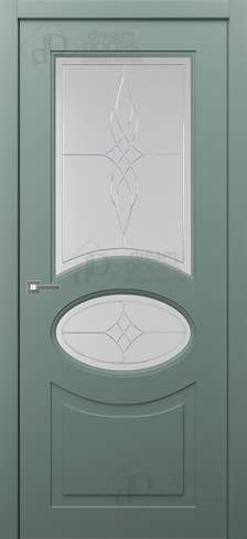 Межкомнатная дверь АН15 (гравировка БЕНТ) из коллекции Анцио