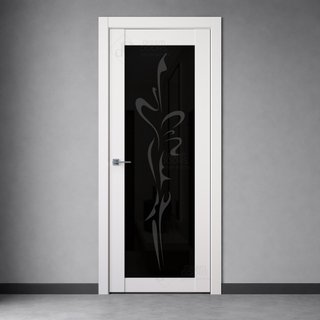 Межкомнатная дверь Престиж с художественным рисунком 11 снаружи