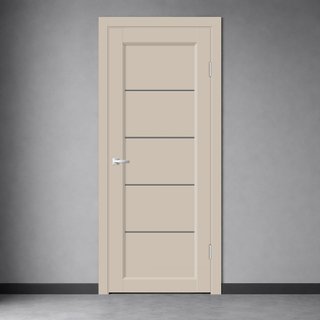 Межкомнатная дверь Стиль 1 Кварцит со стеклом снаружи