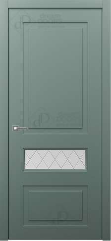 Межкомнатная дверь AN8-3 (гравировка РОМБ) из коллекции Ancio