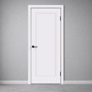 Межкомнатная дверь Сканди 4 эмаль белая снаружи