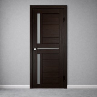 Межкомнатная дверь Дуплекс 3 Венге со стеклом снаружи
