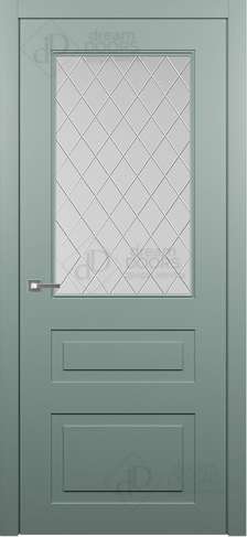 Межкомнатная дверь AN8-2 (гравировка РОМБ) из коллекции Ancio
