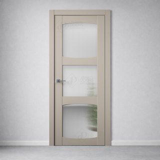 Межкомнатная дверь B7-2 (стекло Мору) снаружи